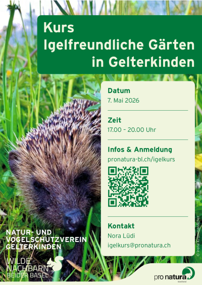 Kurs: Igelfreundliche Gärten